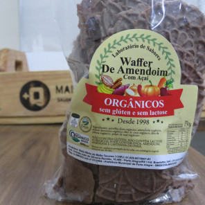 Waffer de Amendoim com Açaí Orgânico 150g